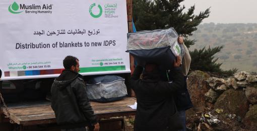 As violence in Idlib intensifies, Muslim Aid supports thousands of newly displaced people