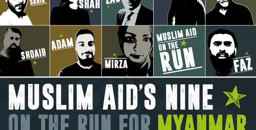 London Marathon Sunday 22 April: Muslim Aid&#039;s Nine &#039;On the Run&#039; for Myanmar! 