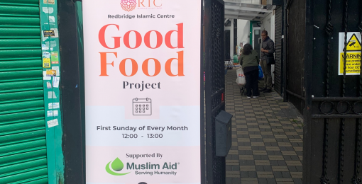 Muslim Aid supports UK food banks to combat cost-of-living in London borough