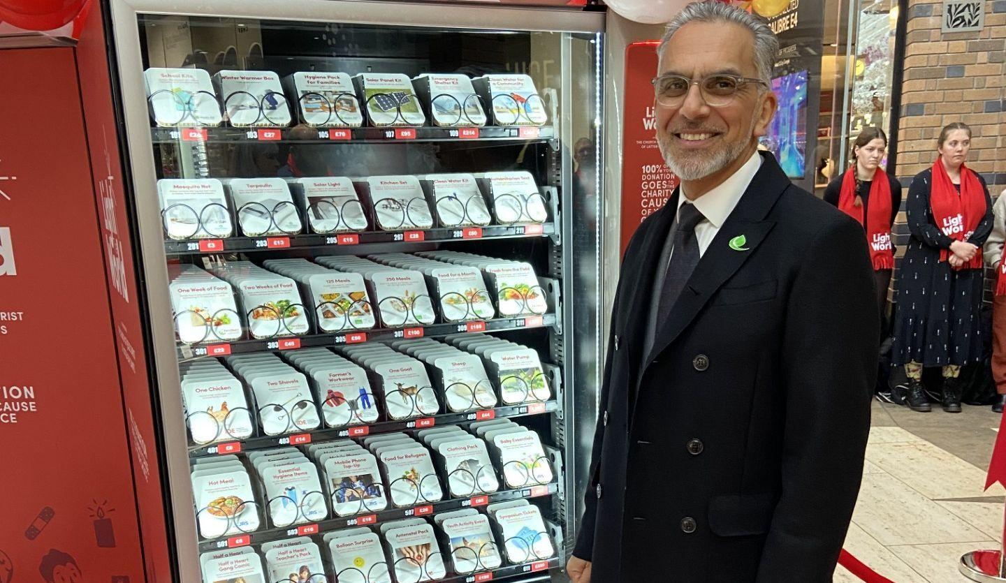 Muslim Aid launches charity vending machines in Midlands